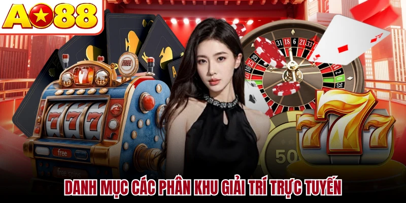 Danh mục các phân khu giải trí trực tuyến