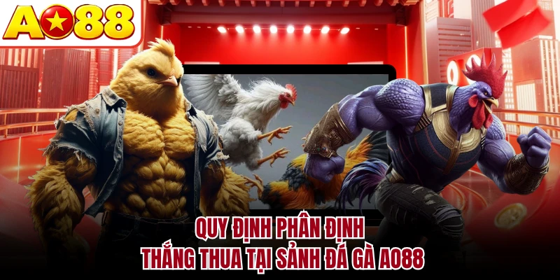 Quy định phân định thắng thua tại sảnh đá gà AO88