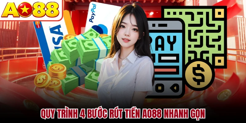 Quy trình 4 bước rút tiền AO88 nhanh gọn