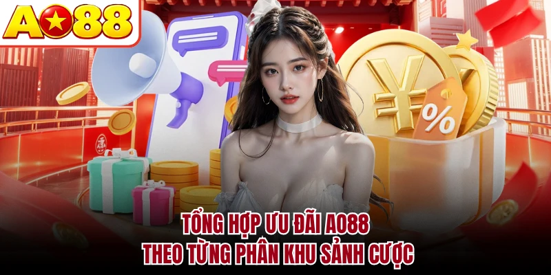 Tổng hợp ưu đãi AO88 theo từng phân khu sảnh cược